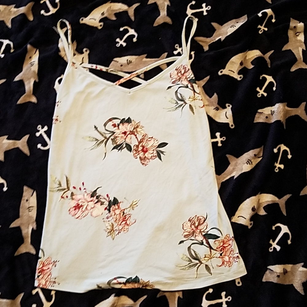 💎3for15 women's strappy floral top